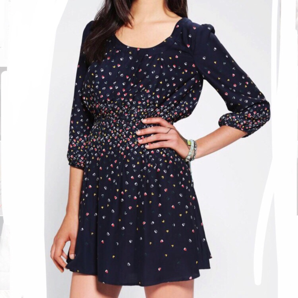 Cooperative Silky Keyhole Back Dress Size L